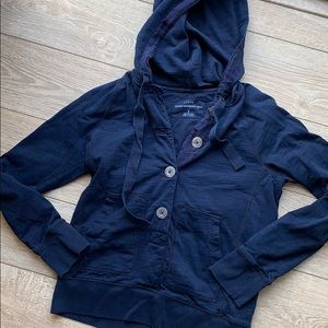 J. Crew Navy Blue heavyweight jersey sweatshirt